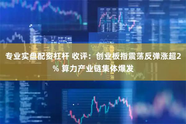 专业实盘配资杠杆 收评：创业板指震荡反弹涨超2% 算力产业链集体爆发